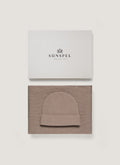 Cashmere Gift Set in Brown Melange