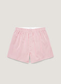 Men's Classic Boxer Short in Red Micro Gingham