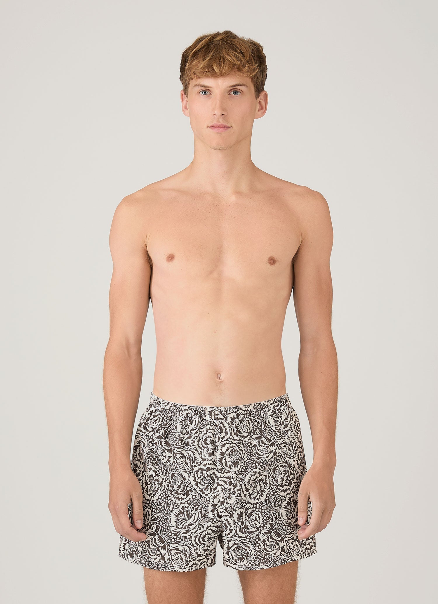 Men's Classic Boxer Short in Liberty Fabric in Cedar Rose Floral