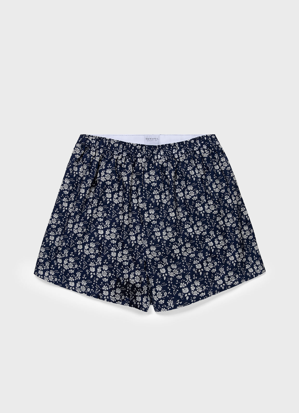 Men's Classic Boxer Short in Liberty Fabric Navy Meadow