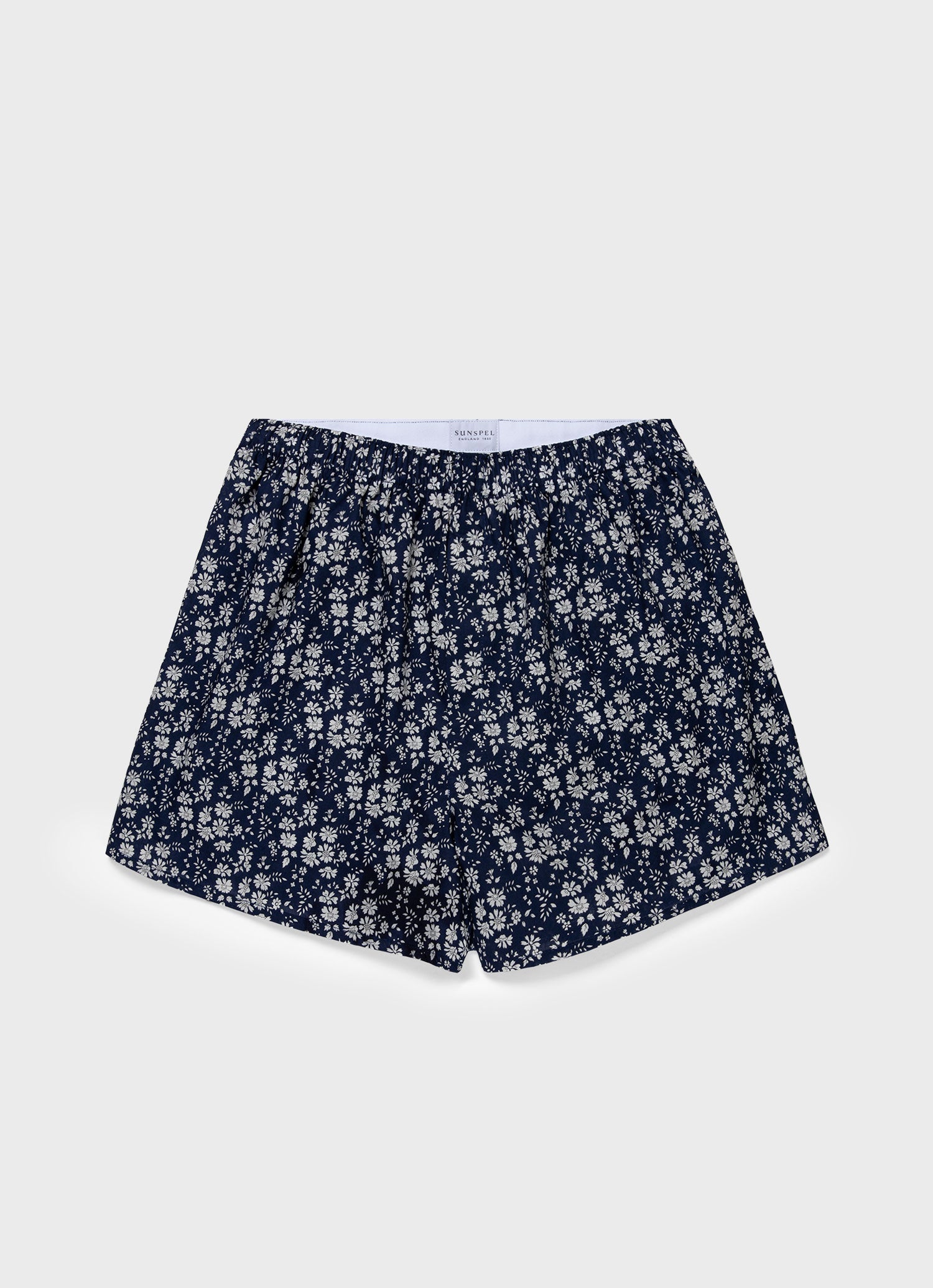 Men's Classic Boxer Short in Liberty Fabric Navy Meadow
