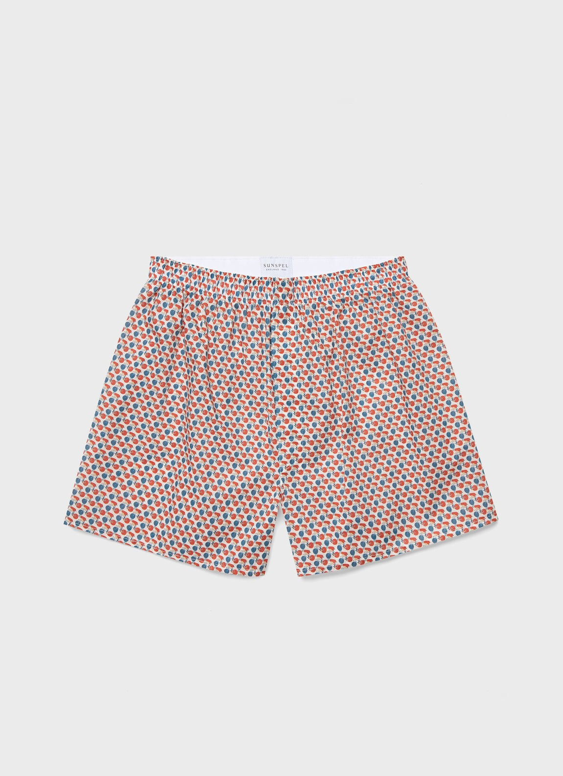 Men's Liberty Print Boxer Shorts in Liberty Red Velodrome