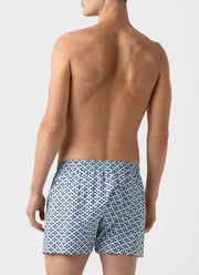 Men's Classic Print Boxer Shorts in Christmas Geometric Print