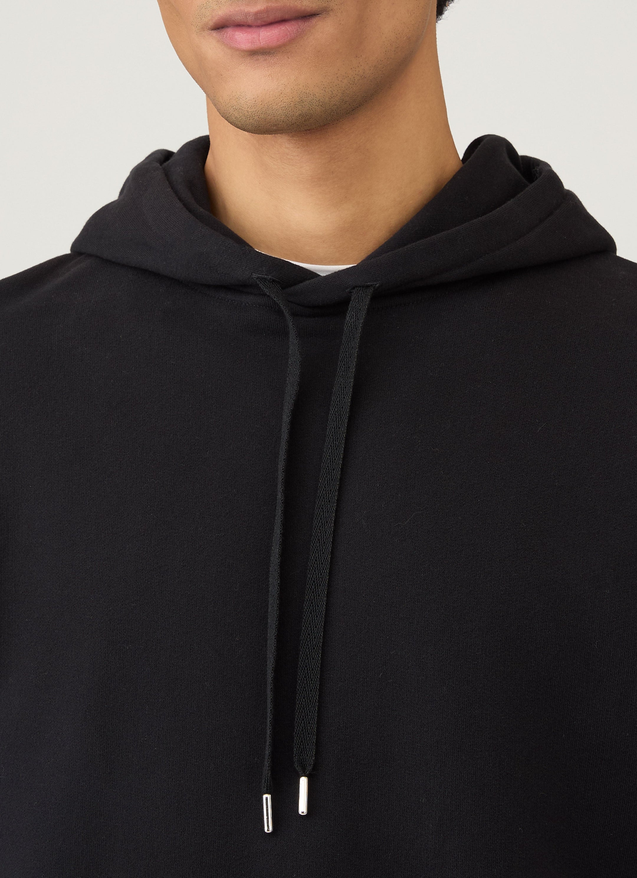 Men's Loopback Hoody in Black
