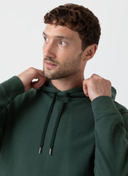 Men's Loopback Hoodie in Dark Green