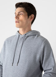 Men's Loopback Hoody in Grey Melange