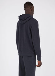 Men's Loopback Hoodie in Anthracite Melange