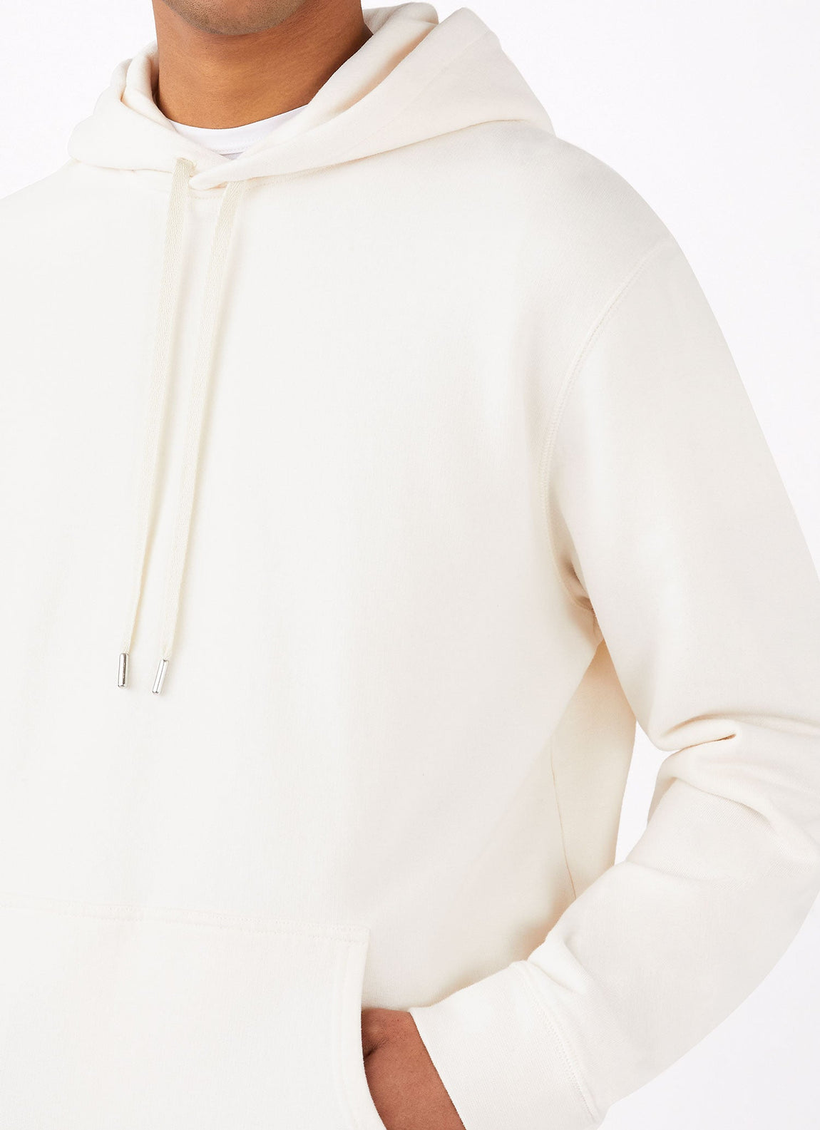 Men's Loopback Hoodie in Archive White