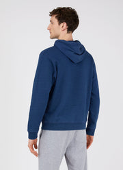 Men's Indigo Loopback Overhead Hoody in Real Indigo