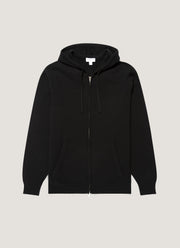 Men's Cashmere Hoodie in Black