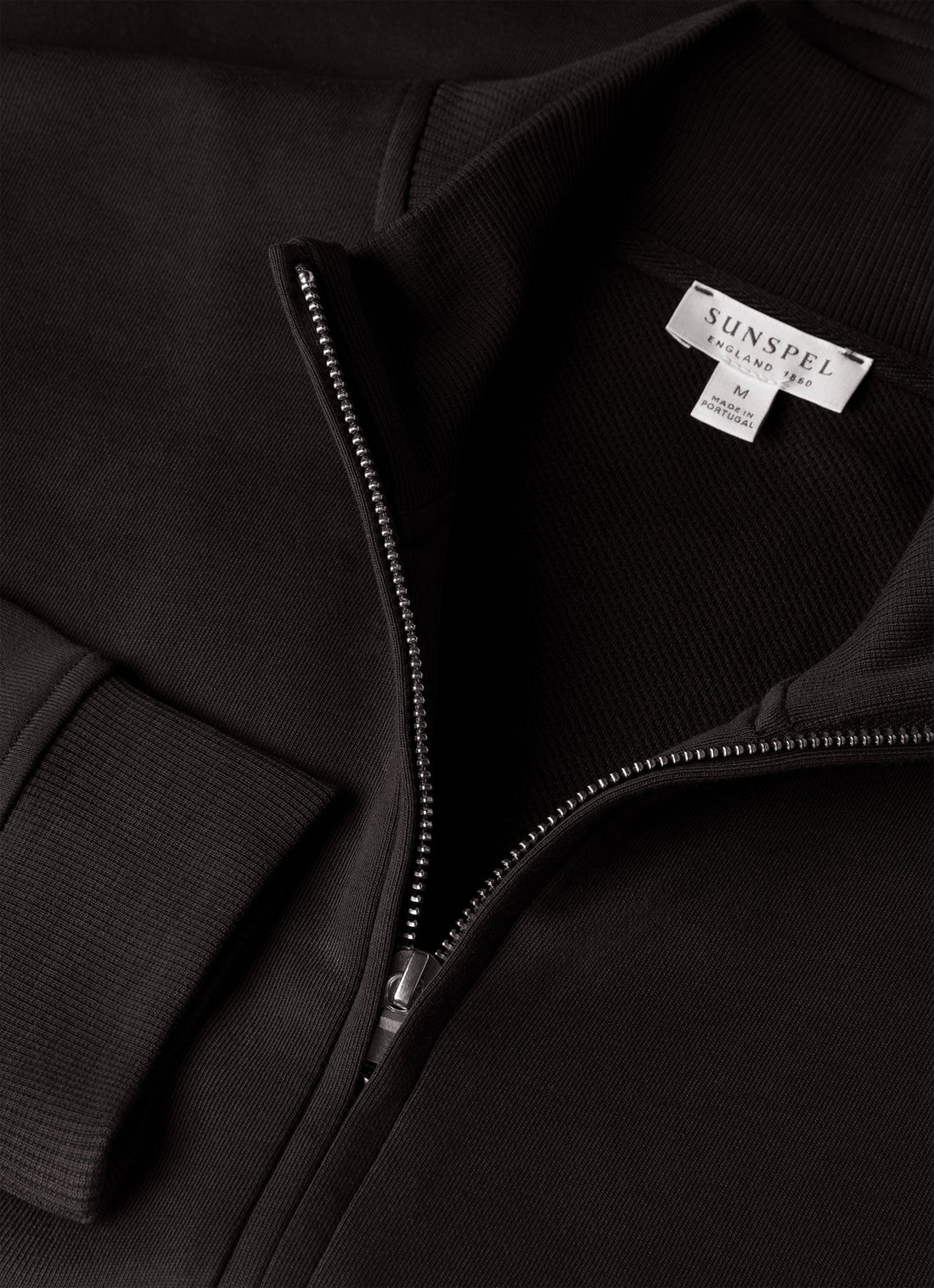 Supima Loopback Sweatshirt mit Reißverschluss