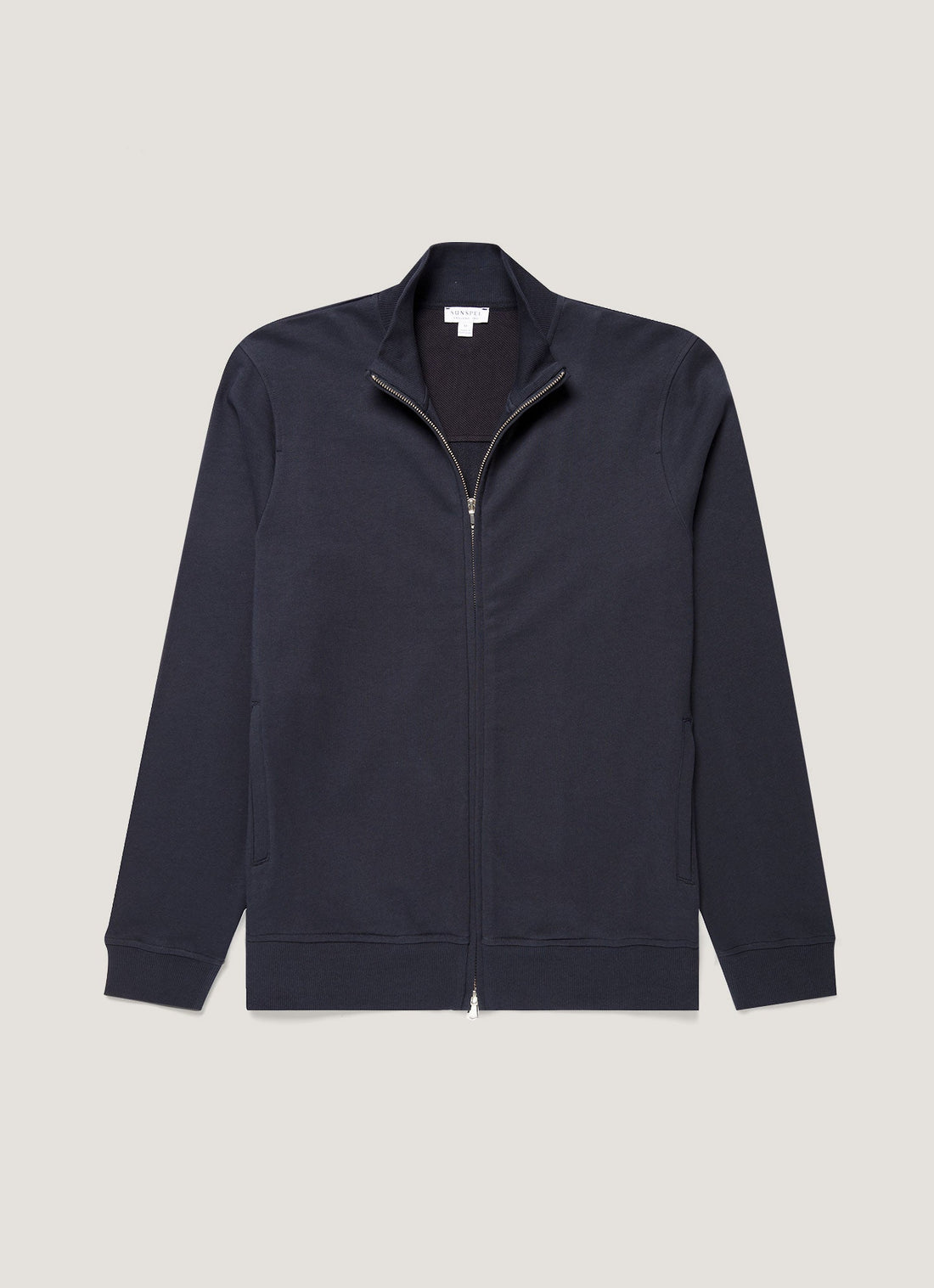 Supima Loopback Sweatshirt mit Reißverschluss