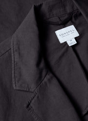 Men's Cotton Linen Two-Piece Suit in Charcoal
