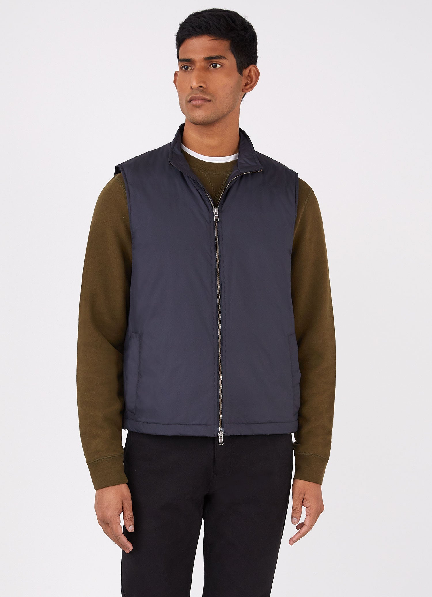 Men's Insulated Gilet in Navy