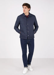 Men's Insulated Coach Jacket in Navy