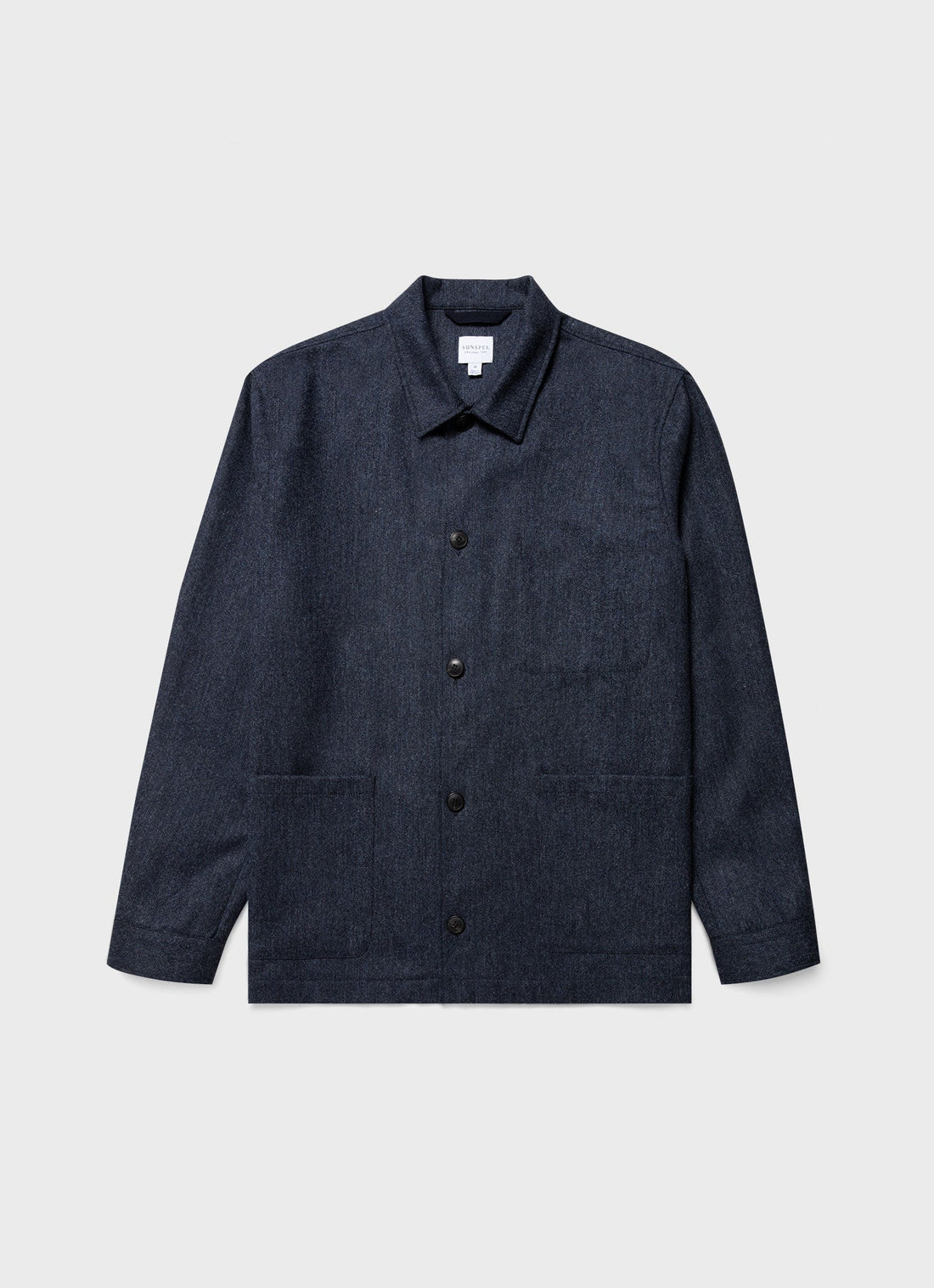 Men's Donegal Twin Pocket Jacket in Space Blue