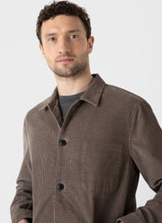 Men's Corduroy Twin Pocket Jacket in Cedar