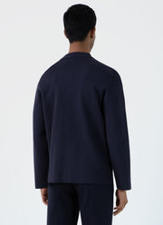 Men's Milano Knit Jacket in Navy