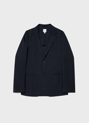 Men's Seersucker Blazer in Navy