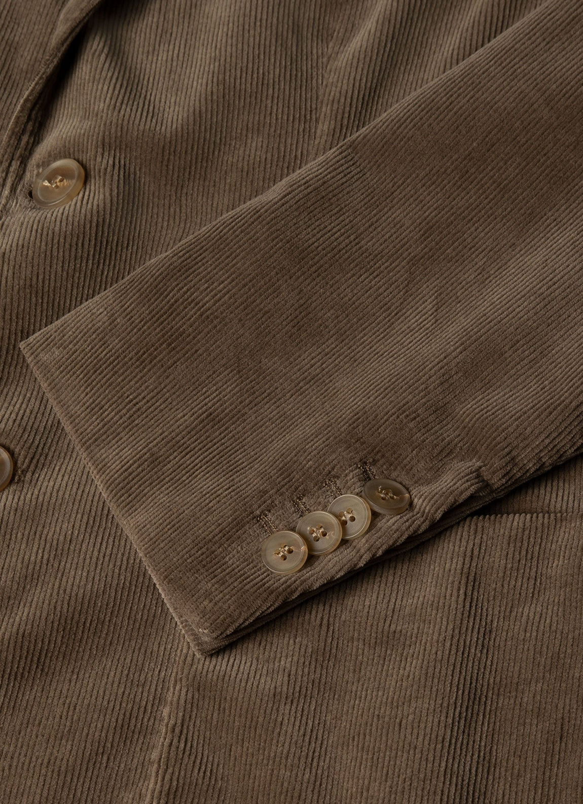 Men's Corduroy Two-Piece Suit in Bark