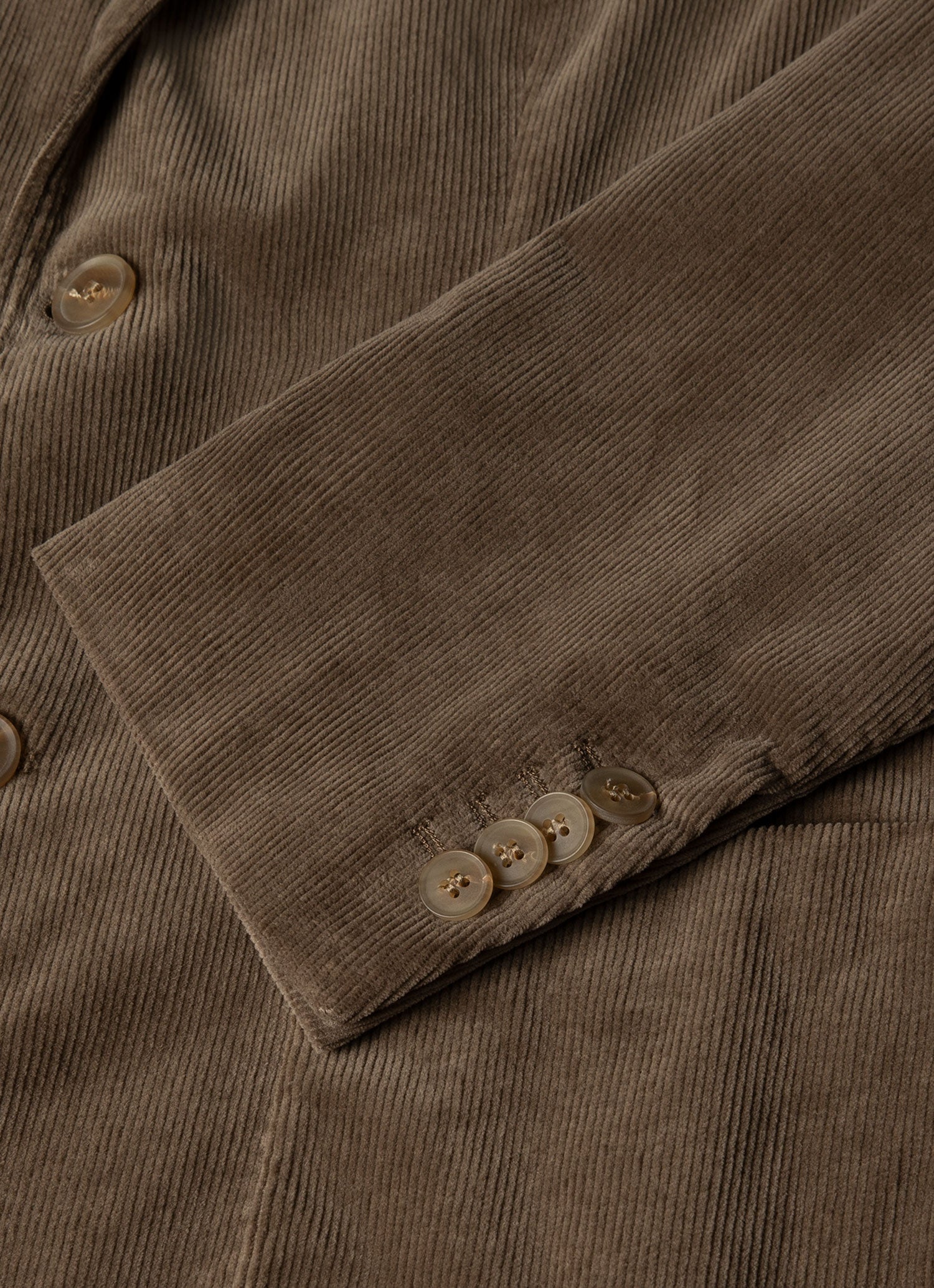 Men's Corduroy Two-Piece Suit in Bark