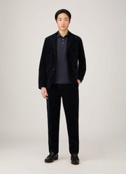 Men's Corduroy Two-Piece Suit in Navy