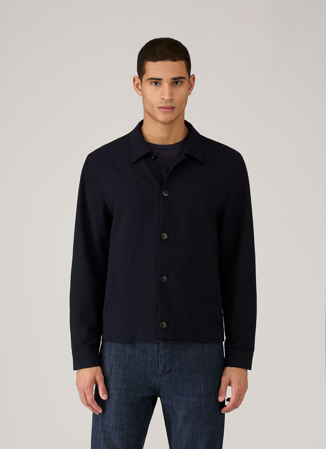 Seersucker Jacke
