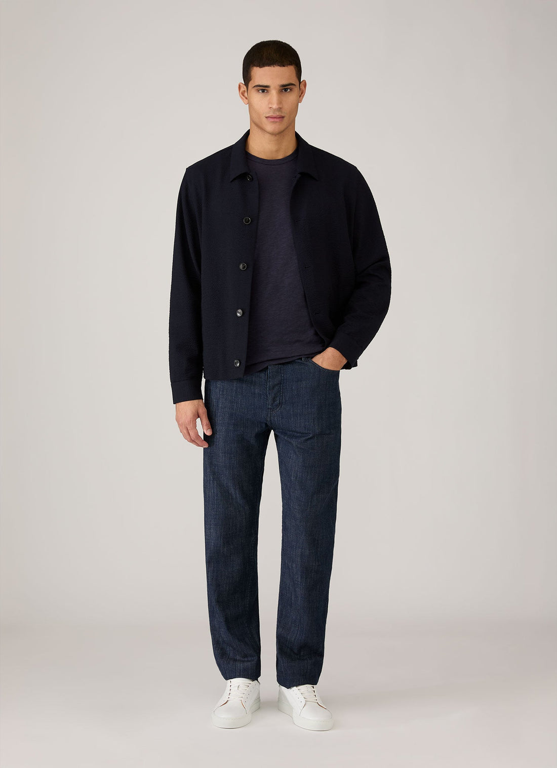 Seersucker Jacke
