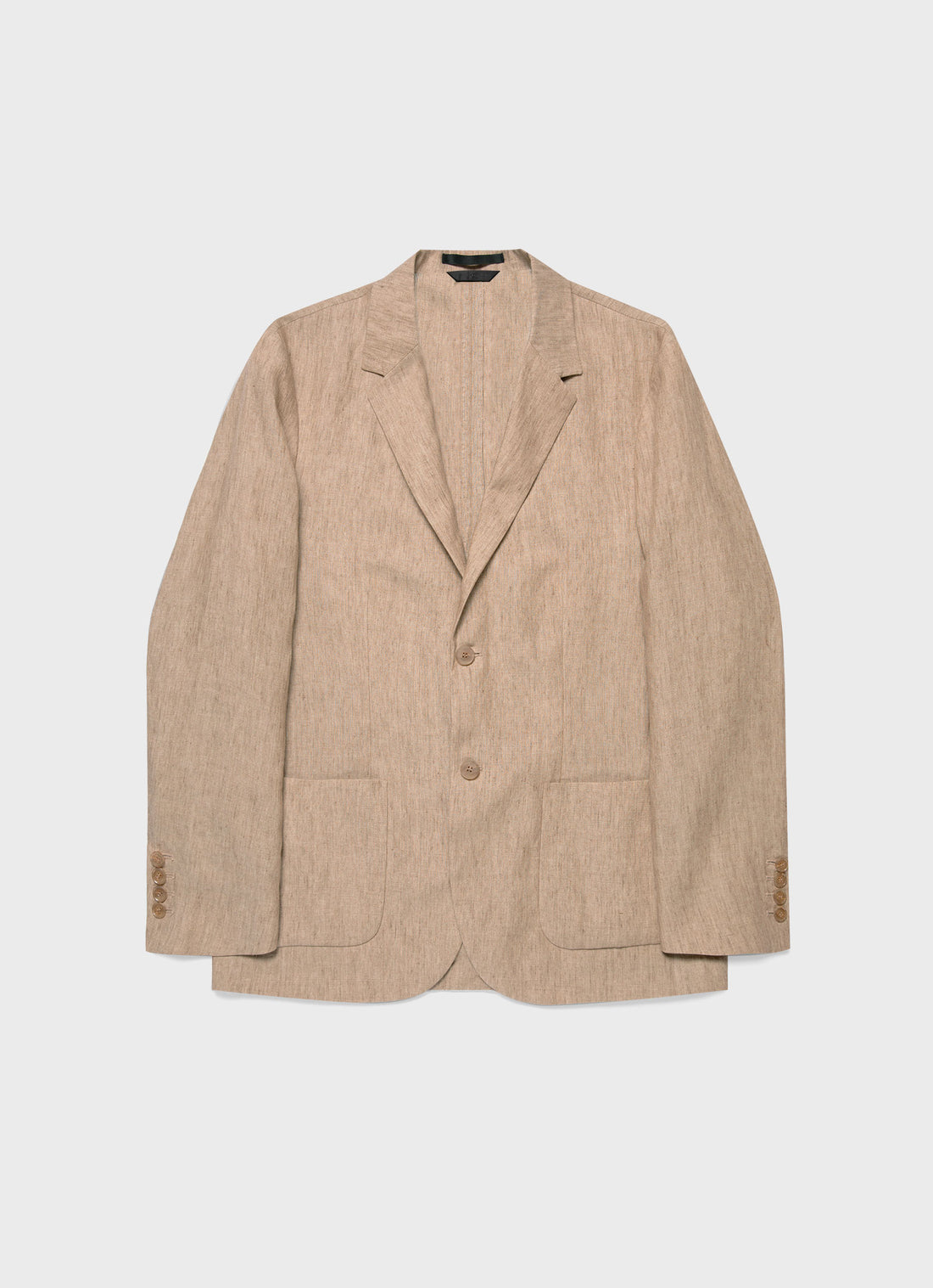 Men's Linen Two-Piece Suit in Dune Melange