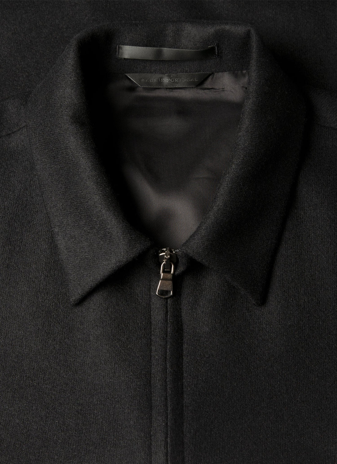 Boiled Wool Harrington Jacket