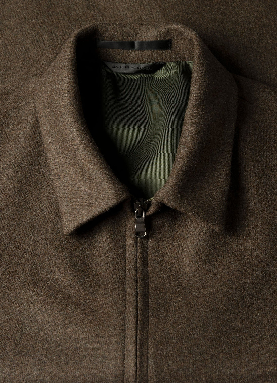 Boiled Wool Harrington Jacket