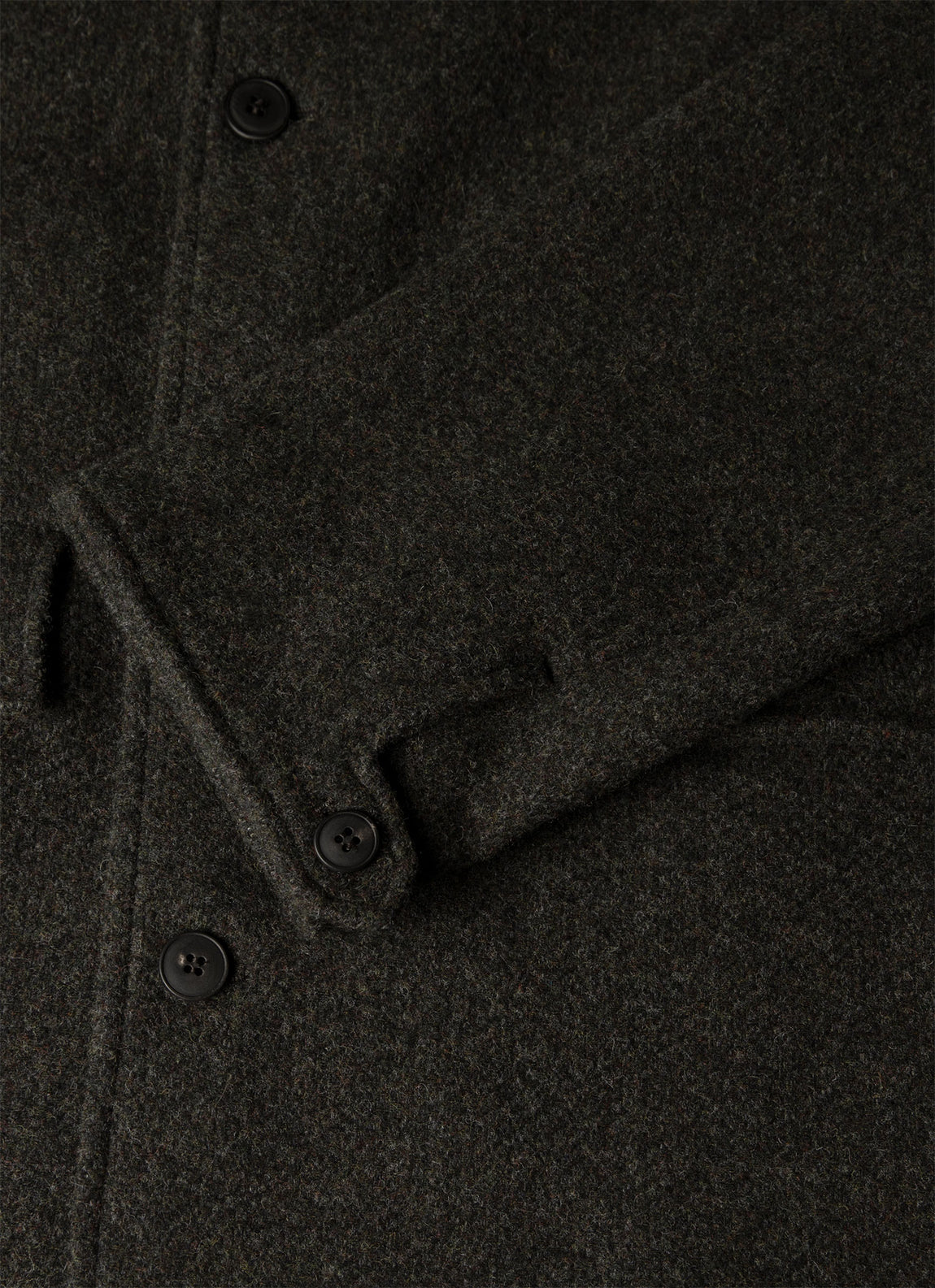 Men's Tweed Field Jacket in Loden Green