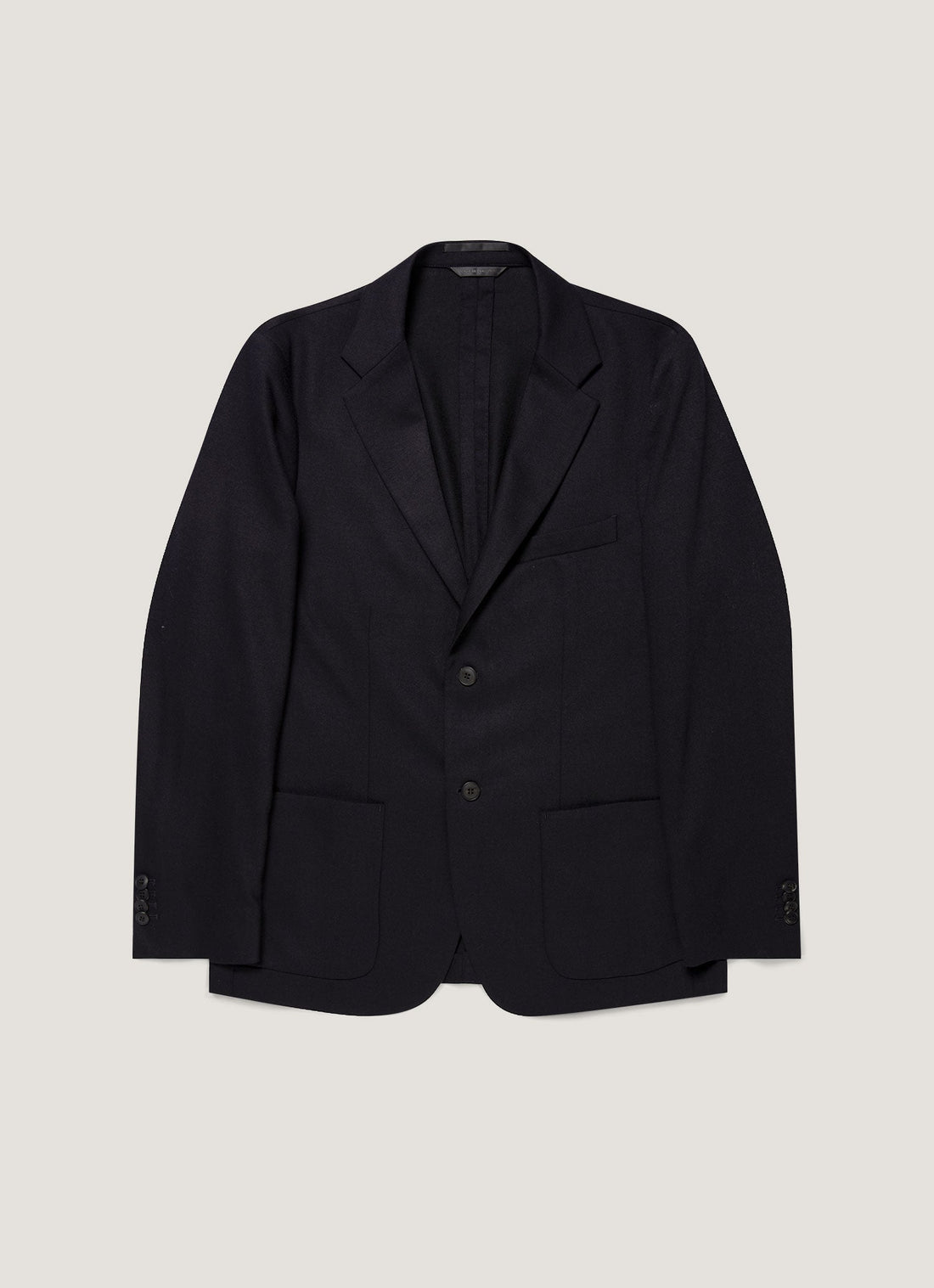 Flanell-Blazer aus Wolle und Kaschmir