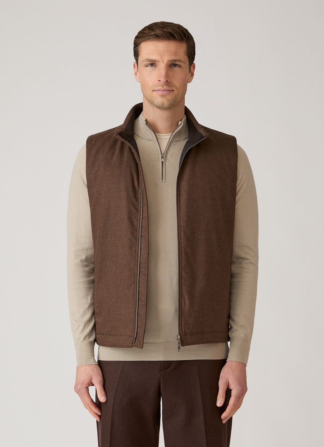 Gilet aus Wolle und Kaschmir
