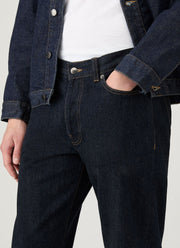 Men's Japanese Selvedge Denim Jean in Denim Rinse Wash