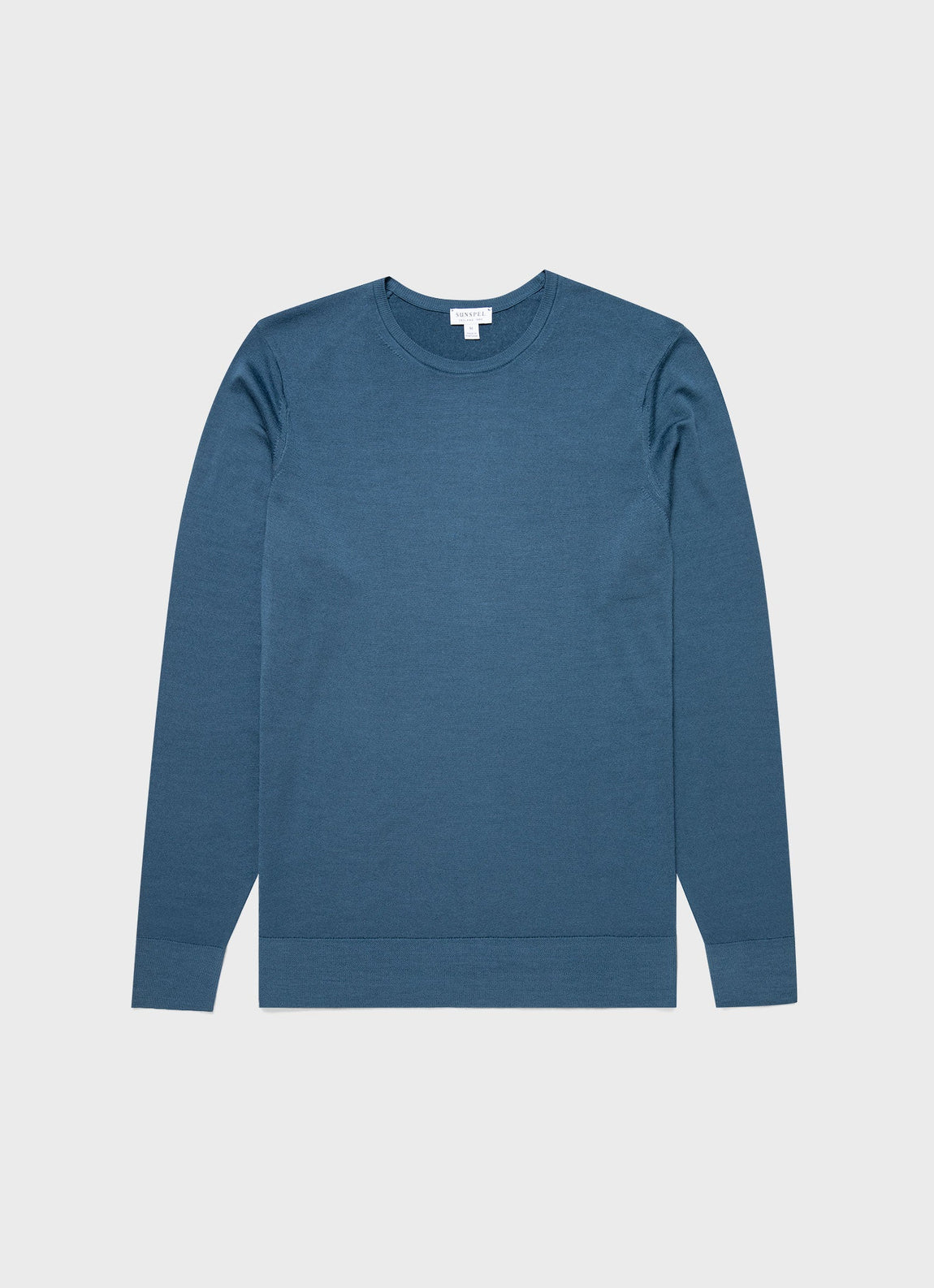 Men's Extra-Fine Merino Crew Neck in Teal