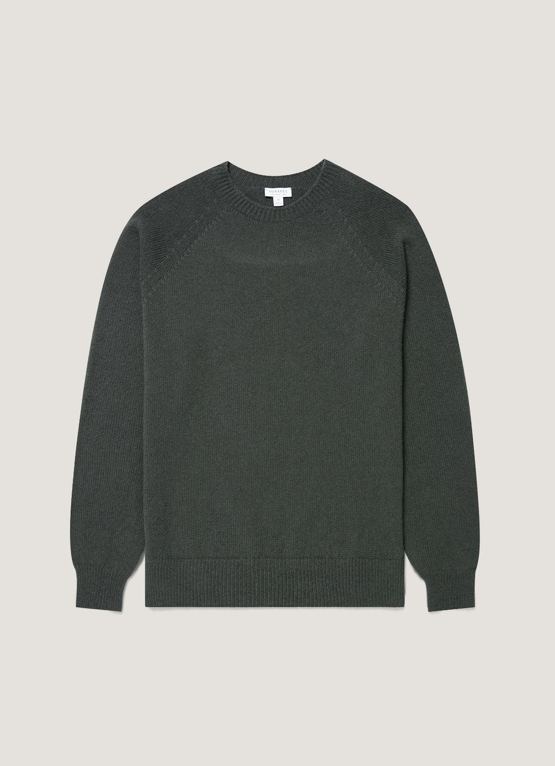 Lammwolle Rundhalspullover