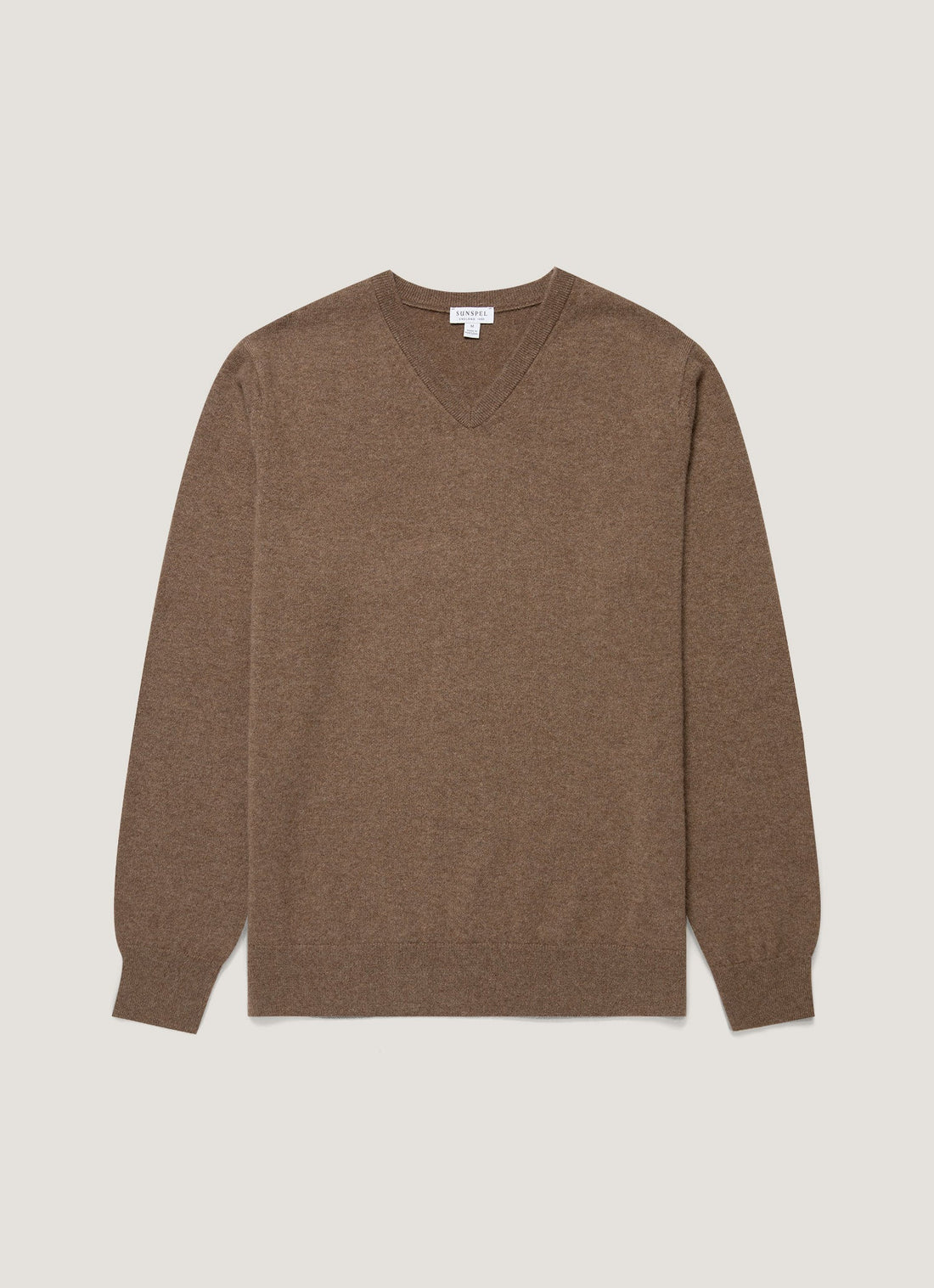 Pull col V en cachemire