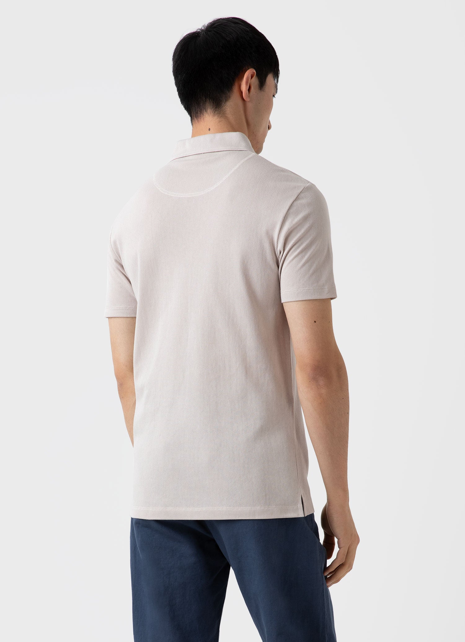Men's Riviera Polo Shirt in Light Sand