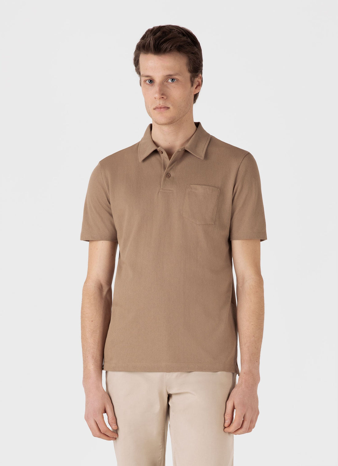 Men's Riviera Polo Shirt in Dune