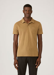 Men's Riviera Polo Shirt in Walnut