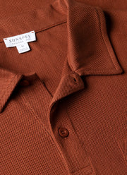 Men's Riviera Polo Shirt in Rust