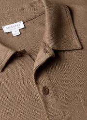 Men's Riviera Polo Shirt in Dark Cedar