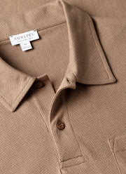 Men's Riviera Polo Shirt in Taupe