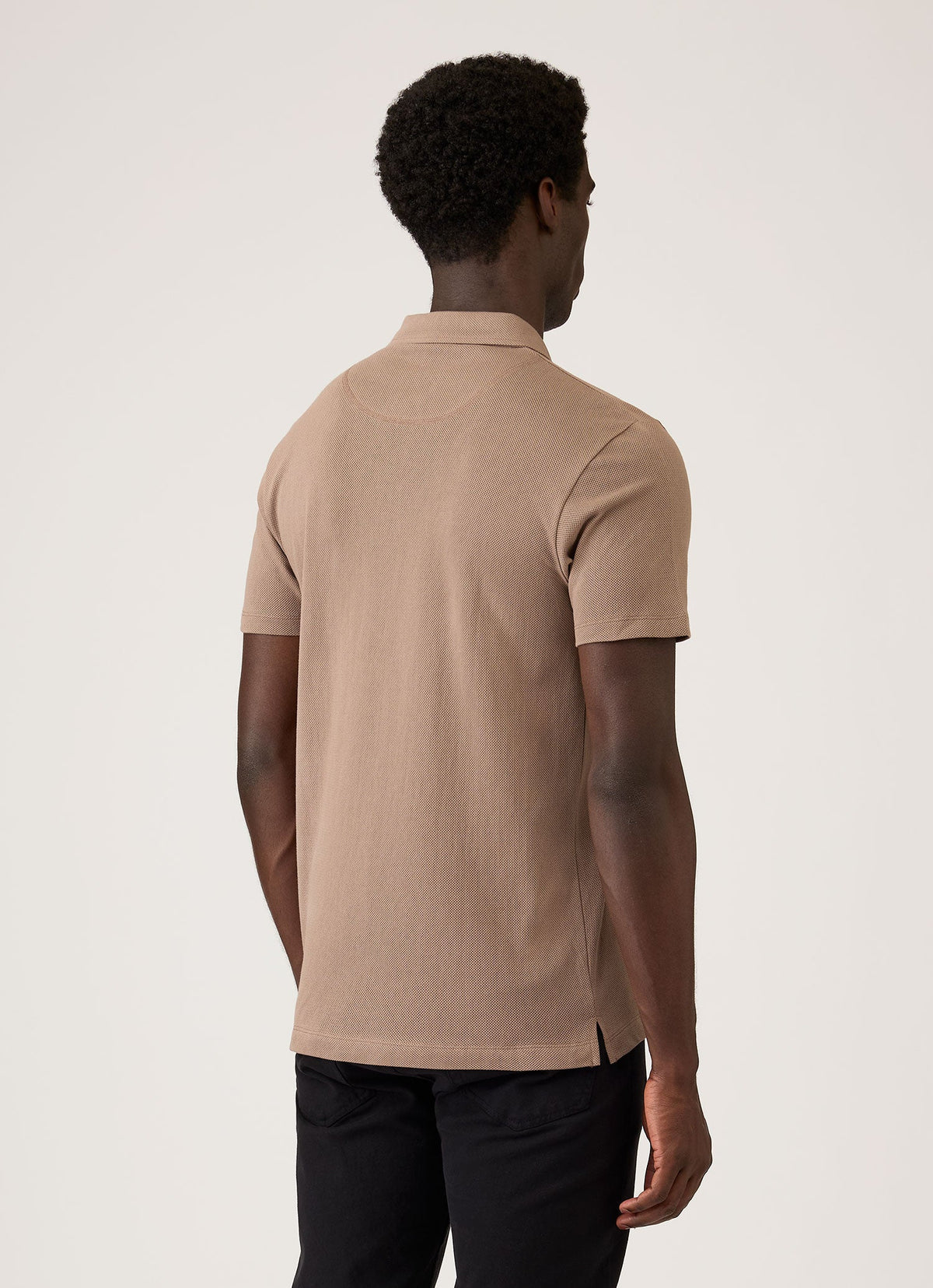 Men's Riviera Polo Shirt in Taupe