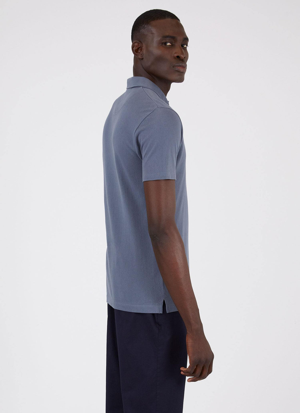 Men's Riviera Polo Shirt in Blue Slate