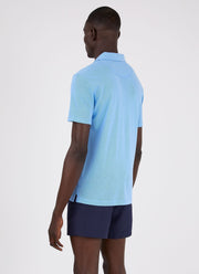 Men's Riviera Polo Shirt in Mid Blue
