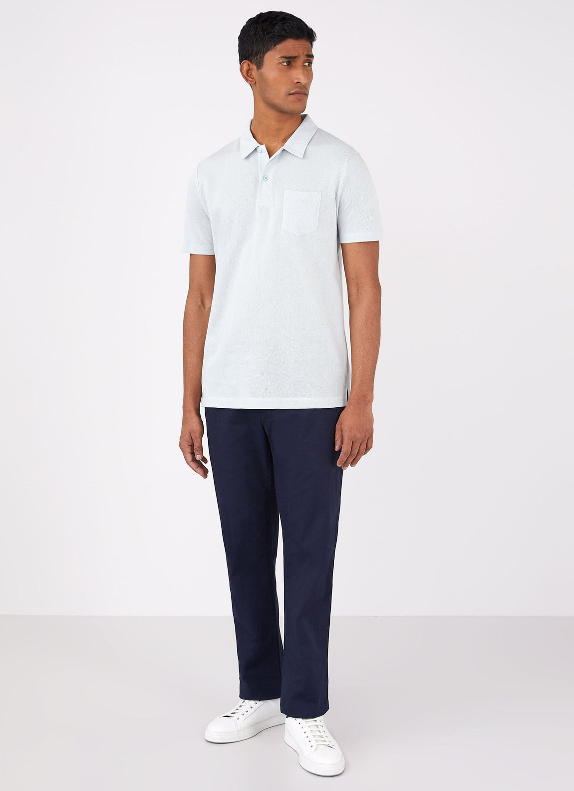 Men's Riviera Polo Shirt in Winter Sky