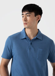 Men's Riviera Polo Shirt in Bluestone