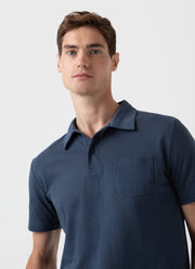 Men's Riviera Polo Shirt in Shale Blue